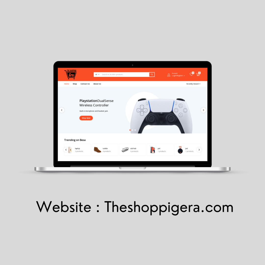 The Shoppi Era website built by Asad Hameed